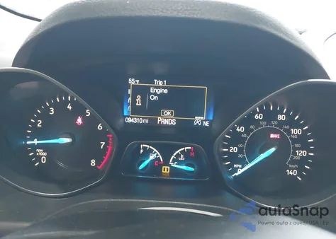 2017 Ford Escape Se из США, поврежденный, VIN 1FMCU0GDXHUC18120